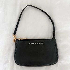 Marc Jacobs Black and Gold Shoulder Bag